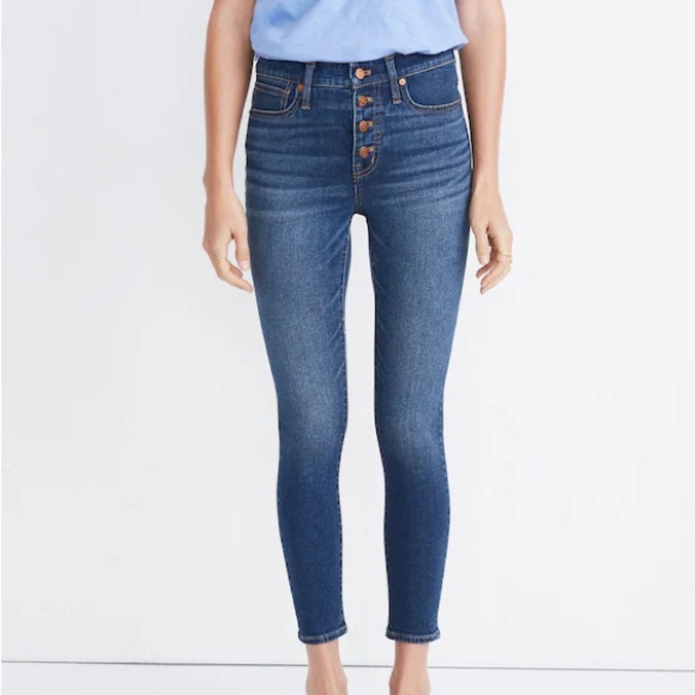 Madewell Jeans 9” mid-rise skinny crop 29P